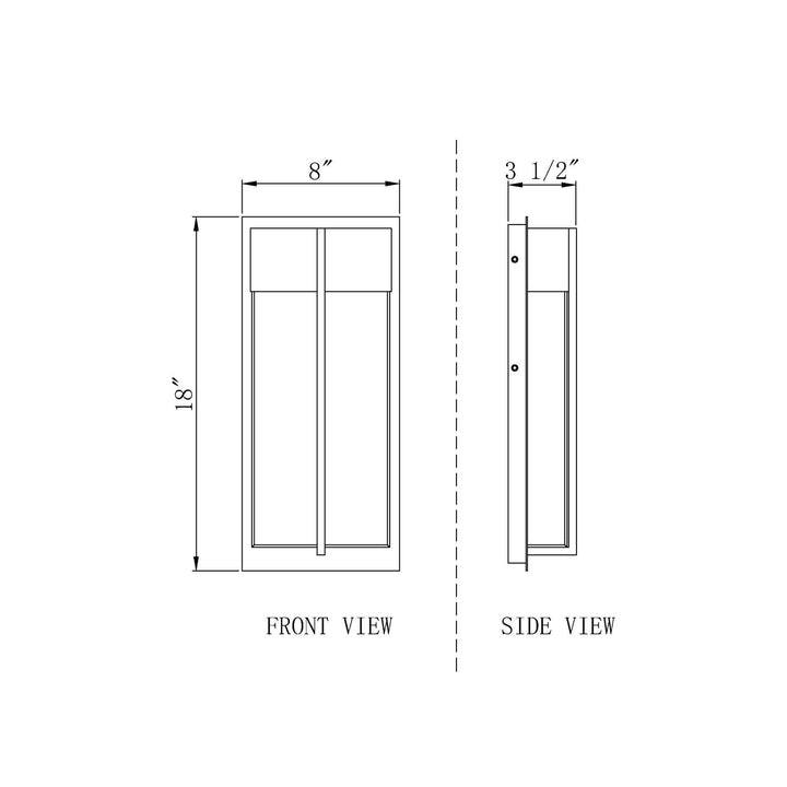 2 Light Outdoor Wall Light