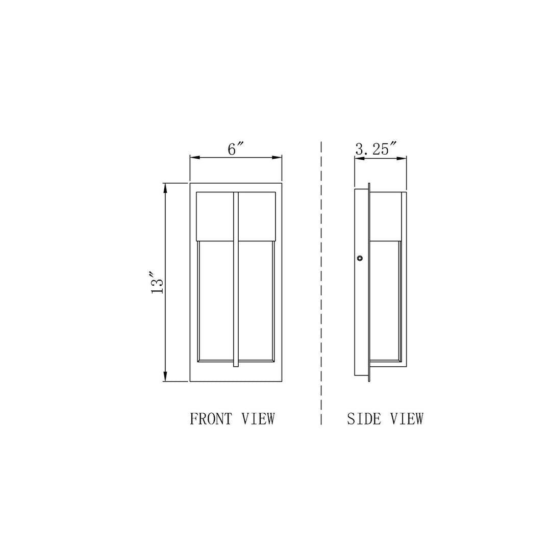 2 Light Outdoor Wall Light