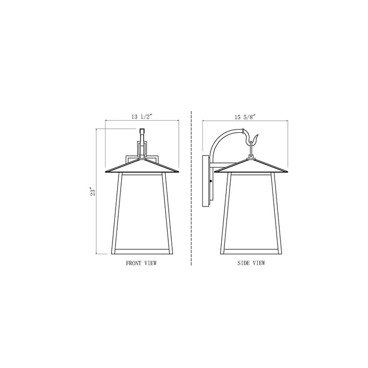 4 Light Outdoor Wall Light