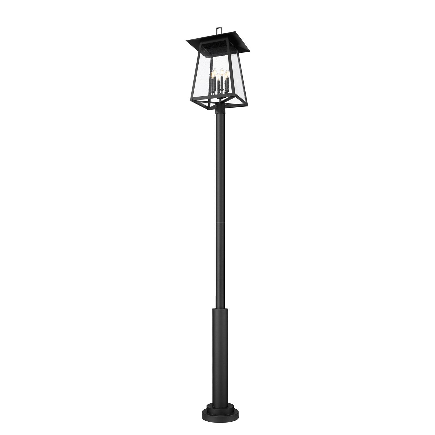 6 Light Outdoor Post Mounted Fixture