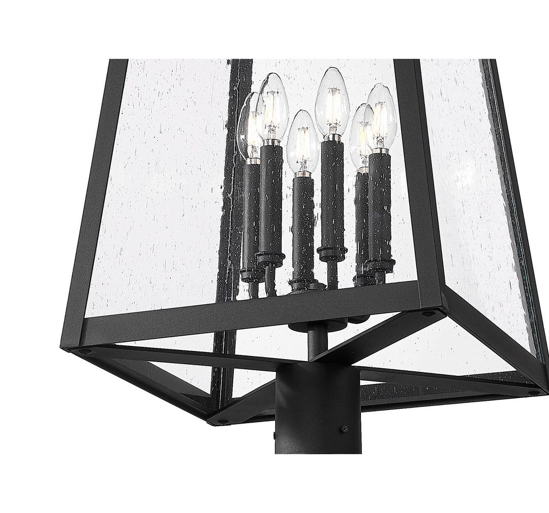 6 Light Outdoor Post Mounted Fixture