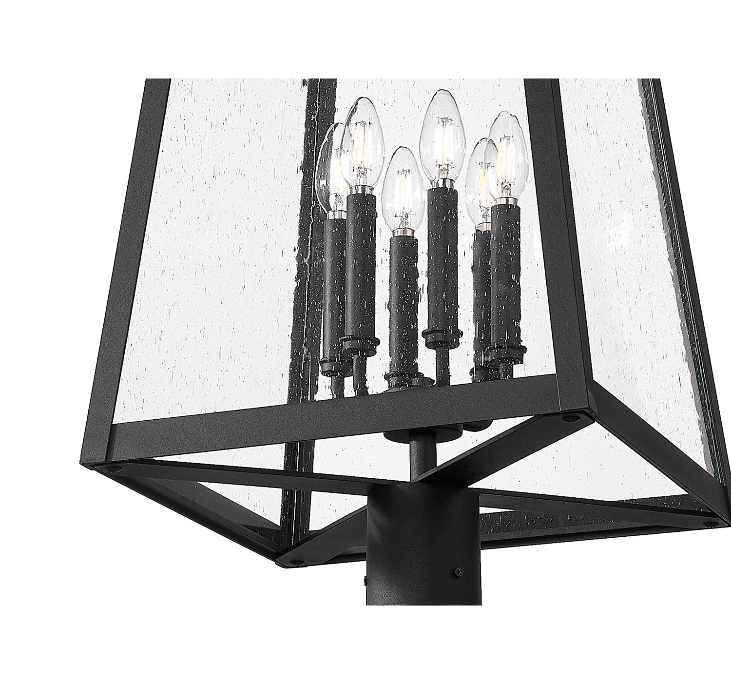 6 Light Outdoor Post Mounted Fixture