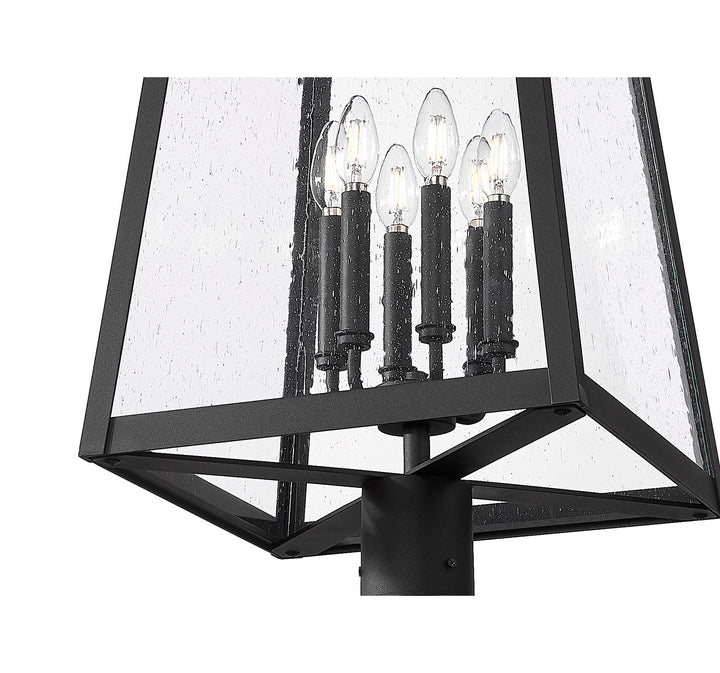 6 Light Outdoor Post Mounted Fixture