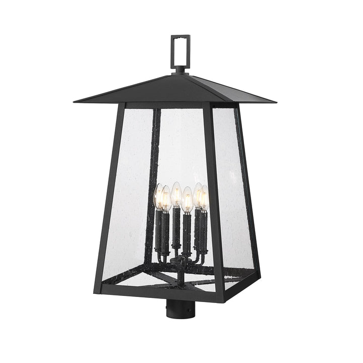 6 Light Outdoor Post Mount Fixture