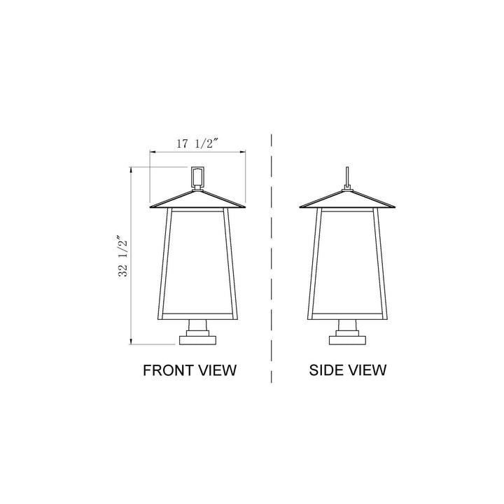 6 Light Outdoor Pier Mounted Fixture