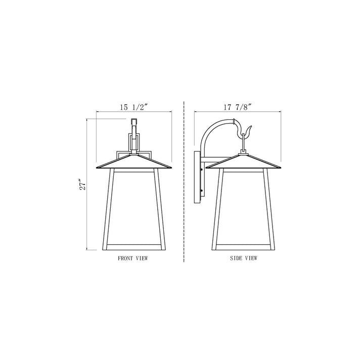 5 Light Outdoor Wall Light
