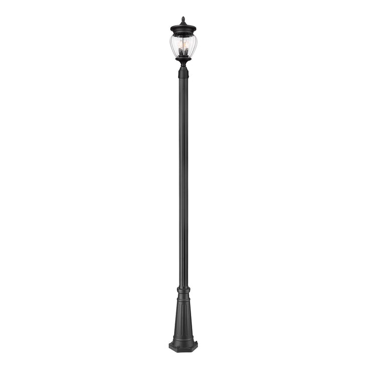 3 Light Outdoor Post Mounted Fixture by Z-Lite