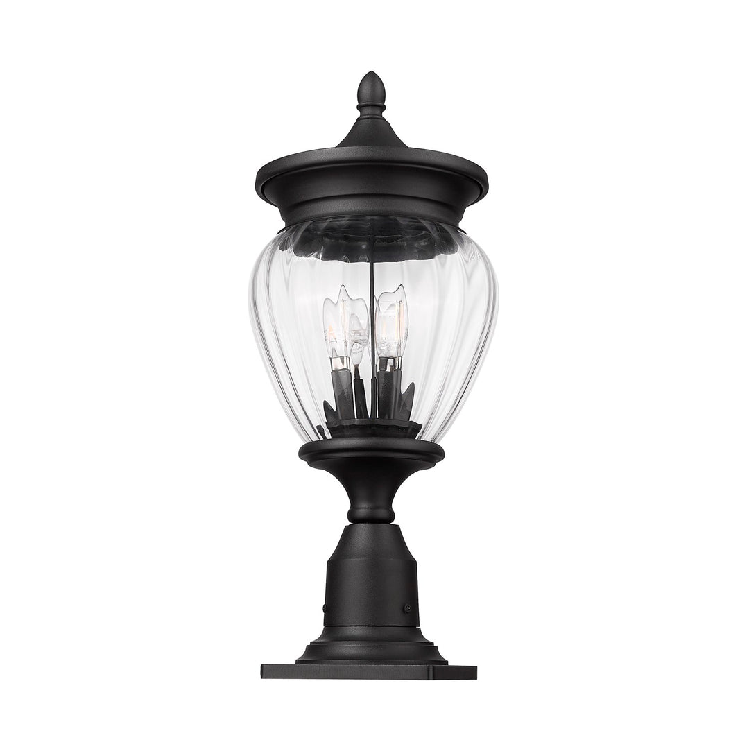 3 Light Outdoor Pier Mounted Fixture
