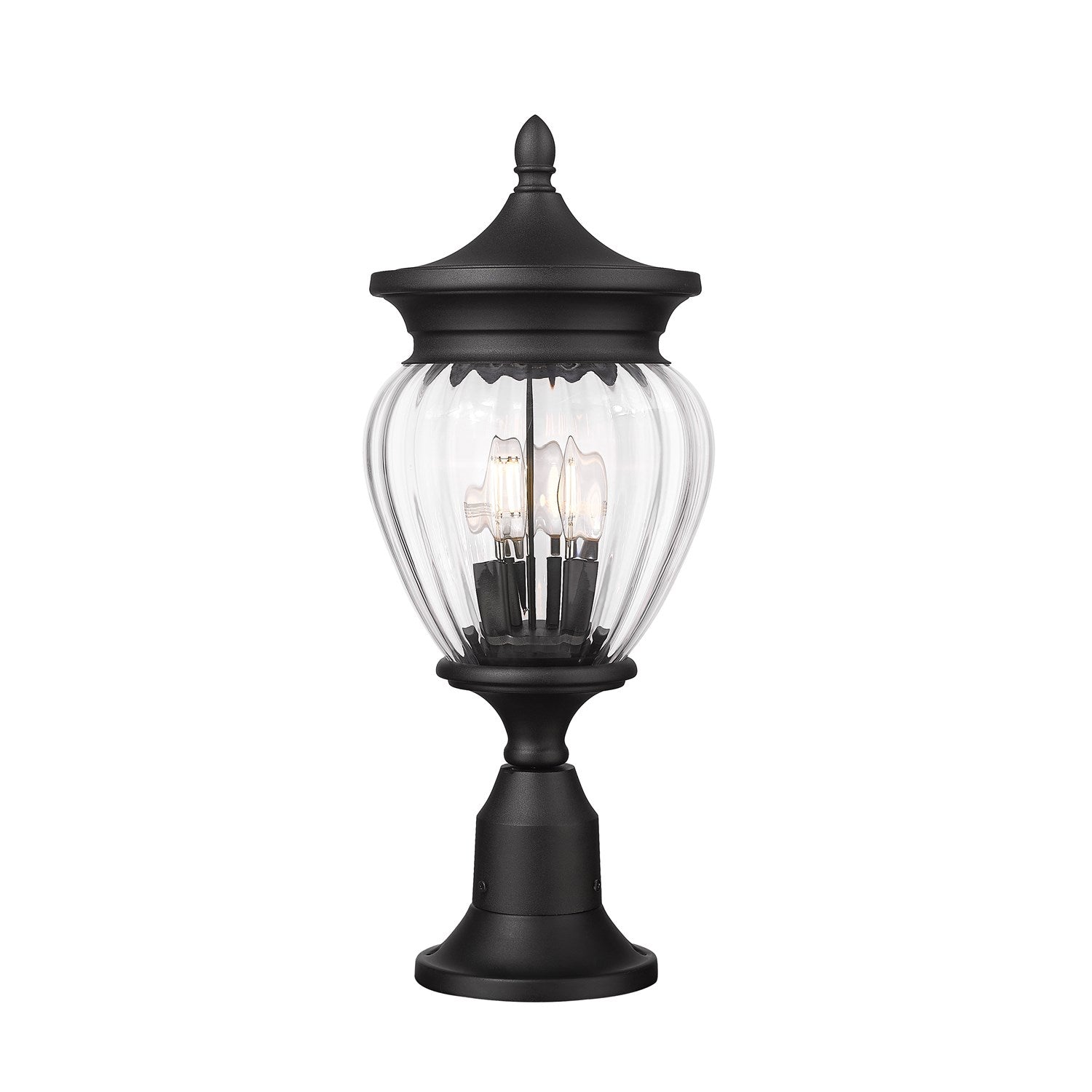 3 Light Outdoor Pier Mounted Fixture by Z-Lite