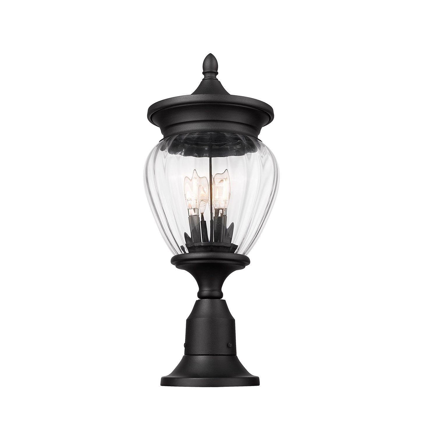 3 Light Outdoor Pier Mounted Fixture