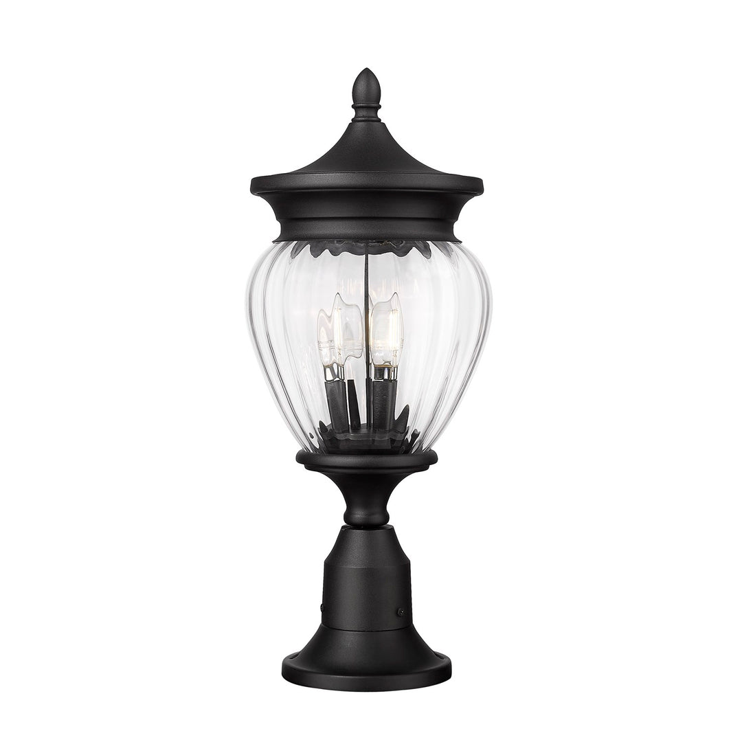 3 Light Outdoor Pier Mounted Fixture