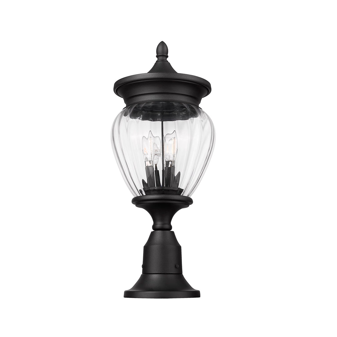 3 Light Outdoor Pier Mounted Fixture