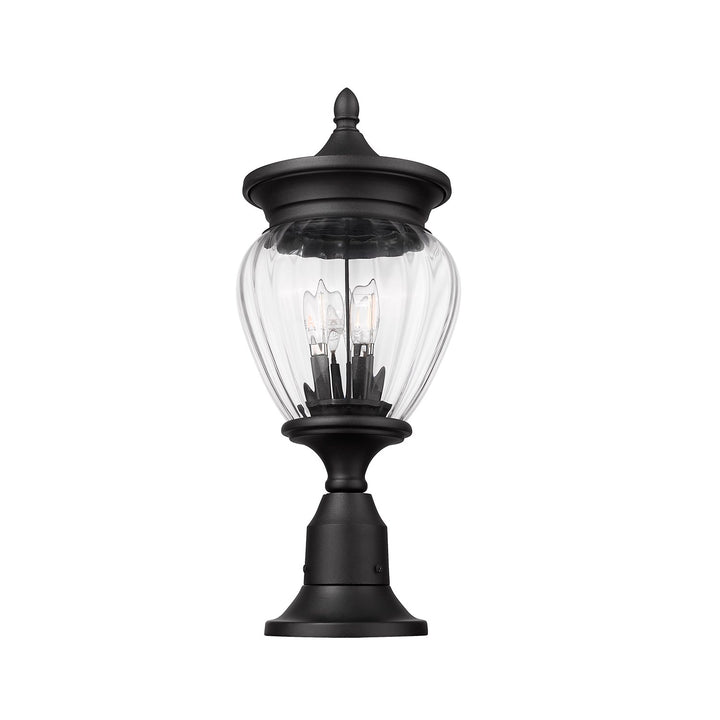 3 Light Outdoor Pier Mounted Fixture