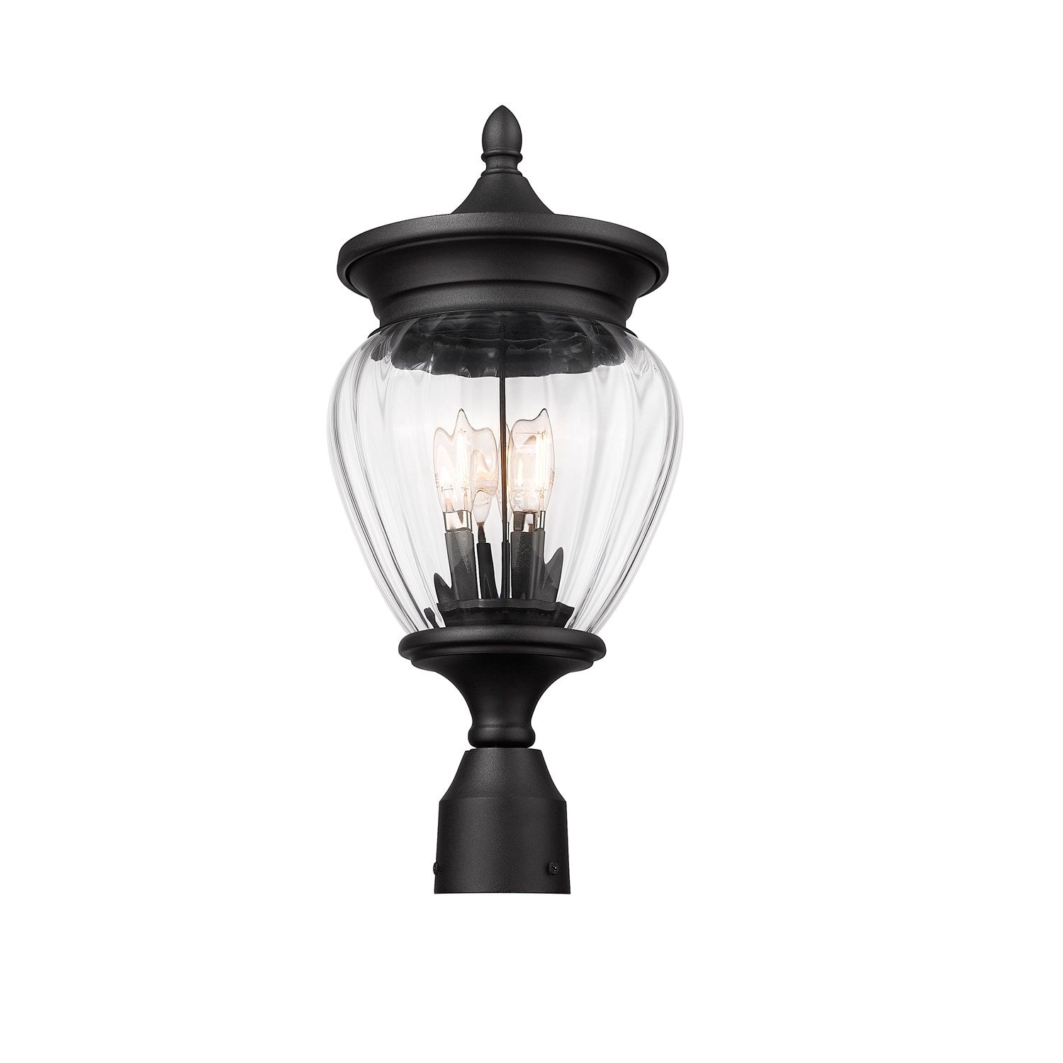 3 Light Outdoor Post Mount Fixture