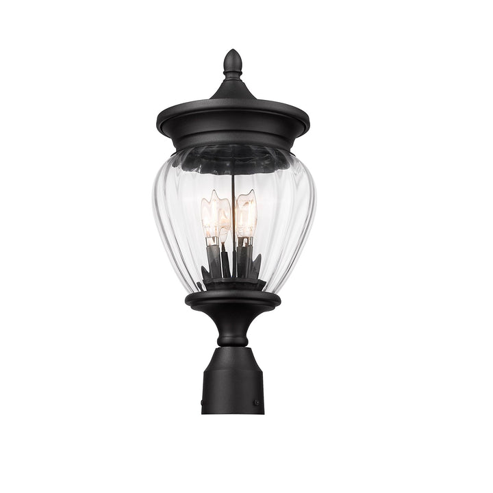 3 Light Outdoor Post Mount Fixture