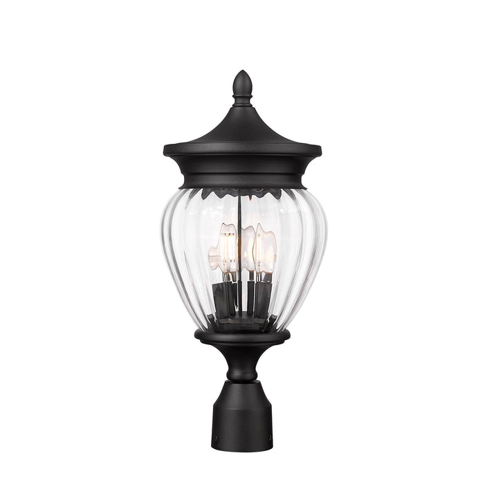 3 Light Outdoor Post Mount Fixture
