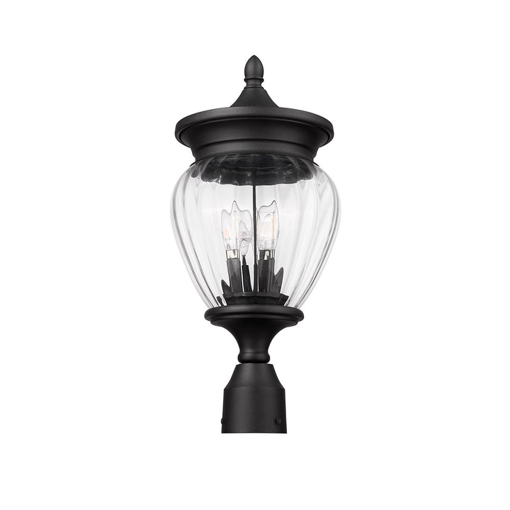 3 Light Outdoor Post Mount Fixture