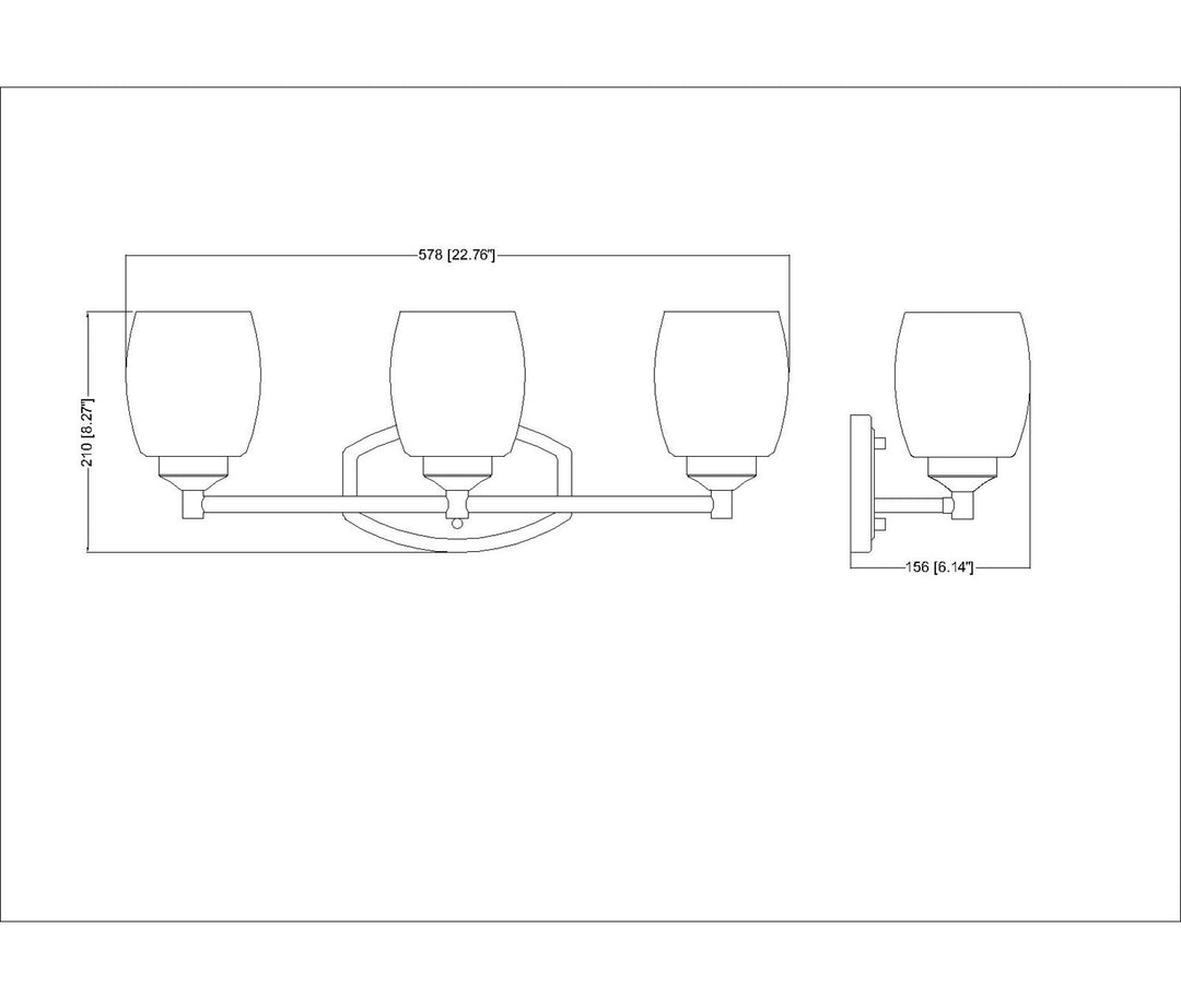 3 Light Vanity