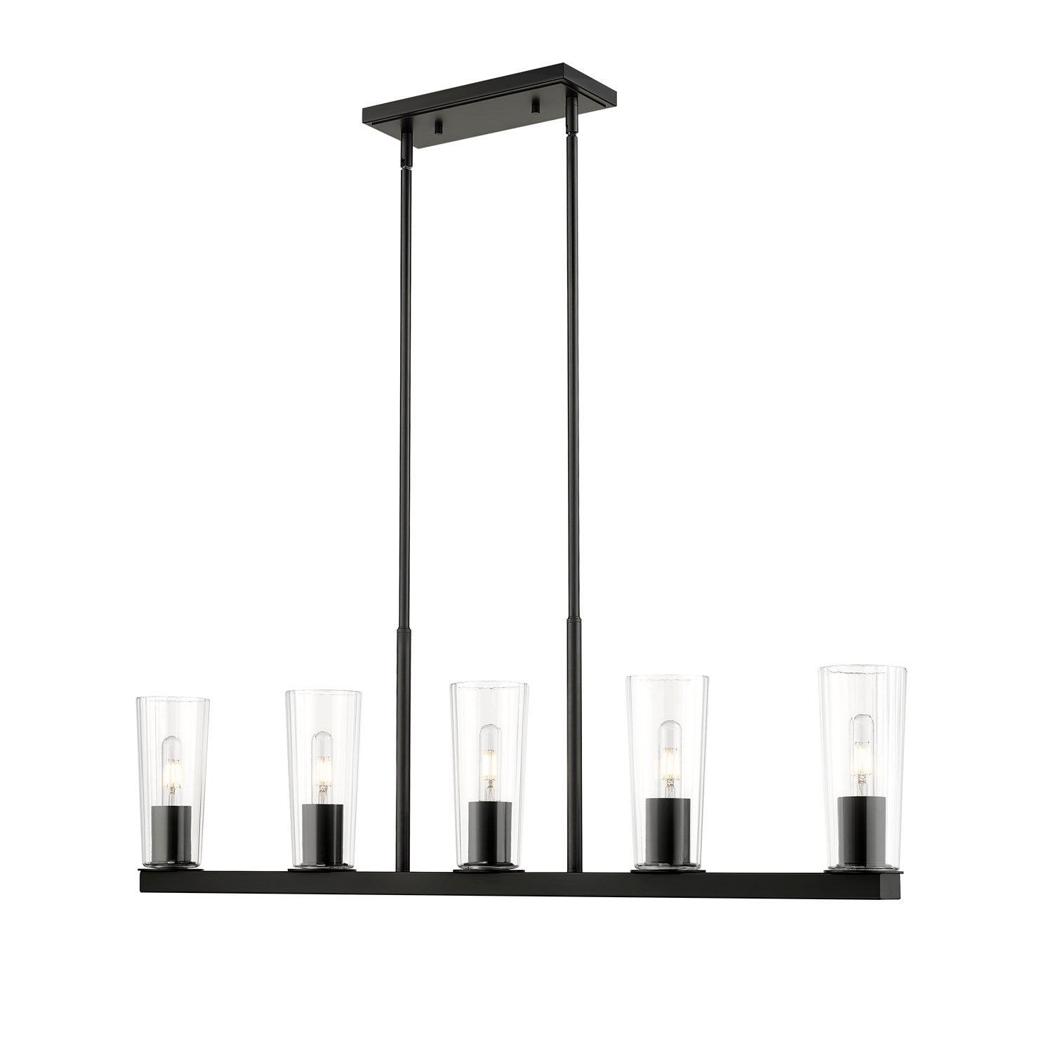 5 Light Linear Chandelier by Z-Lite