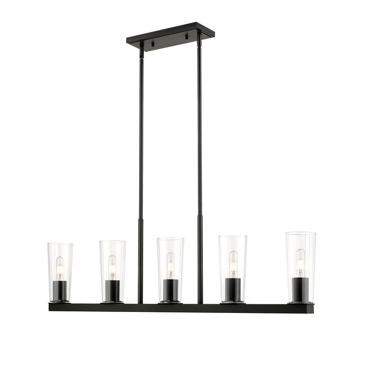 5 Light Linear Chandelier by Z-Lite