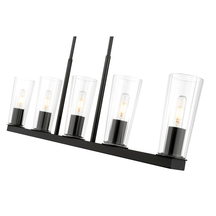 5 Light Linear Chandelier