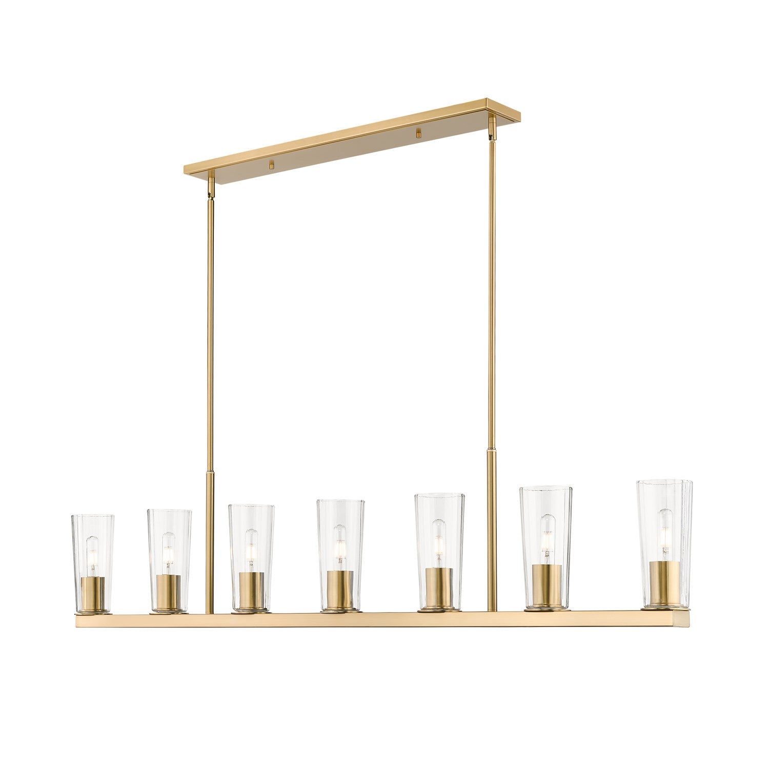 7 Light Linear Chandelier by Z-Lite