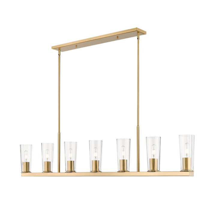 7 Light Linear Chandelier by Z-Lite