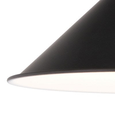 12-in. 1 Light Semi-Flush Mount Oil Rubbed Bronze and Matte White