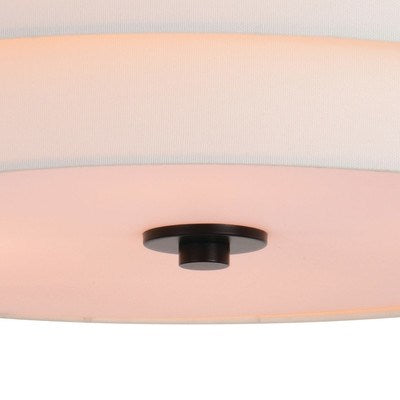 20.5-in. 4 Light Semi-Flush Black