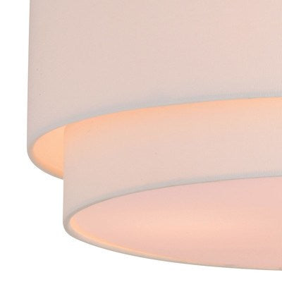 20.5-in. 4 Light Semi-Flush Black