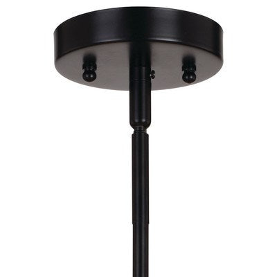 16-in. 4 Light Semi-Flush Mount Matte Black
