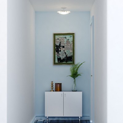 12.25-in. Semi-Flush Mount Brushed Nickel