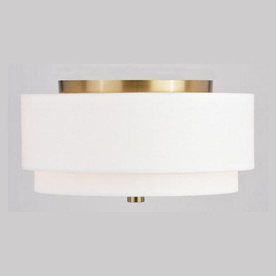 13-in Flush Mount Matte Brass