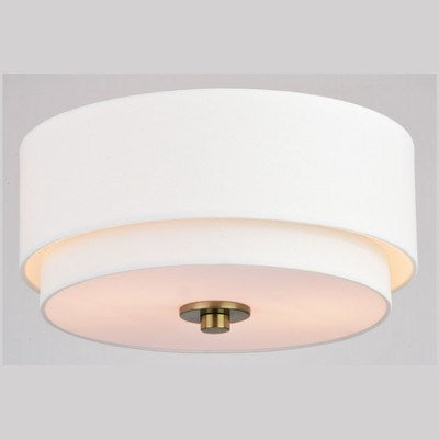 13-in Flush Mount Matte Brass