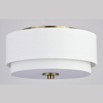 13-in Flush Mount Matte Brass