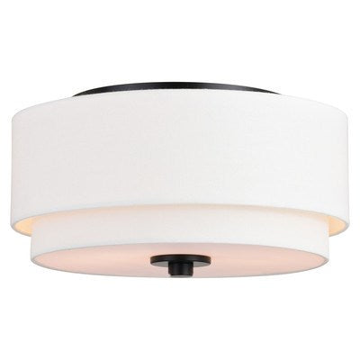13-in Flush Mount Black by Vaxcel International