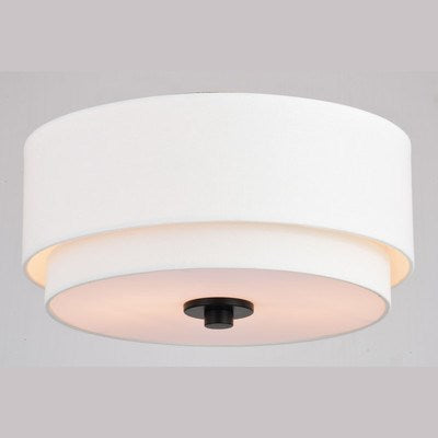 13-in Flush Mount Black