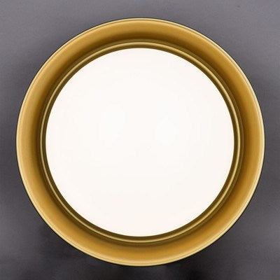 LED 13-in. Flush Mount Matte Black and Satin Gold
