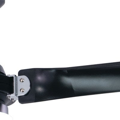 52 in. LED Ceiling Fan Black with Chrome