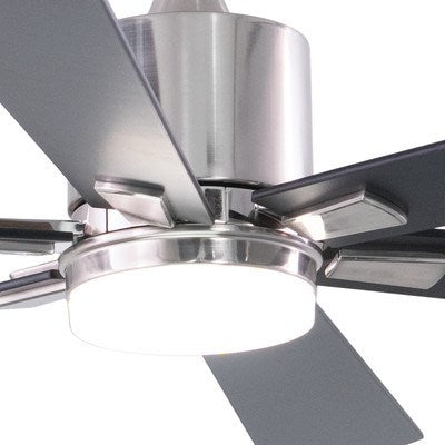 60 in. LED Ceiling Fan Satin Nickel