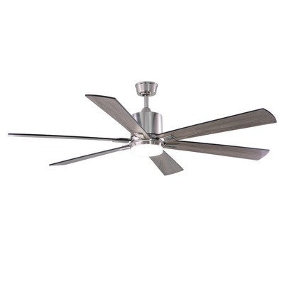 60 in. LED Ceiling Fan Satin Nickel