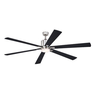 72 in. LED Ceiling Fan Satin Nickel