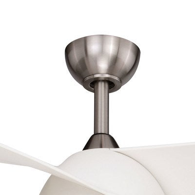 52-in. Ceiling Fan Brushed Nickel and Matte White