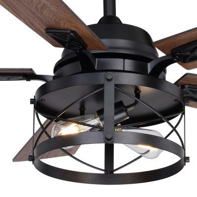 52-in. Ceiling Fan Black