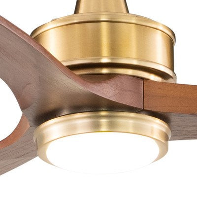 52-in. Ceiling Fan Satin Brass