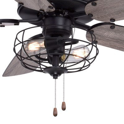 48-in. Ceiling Fan Matte Black