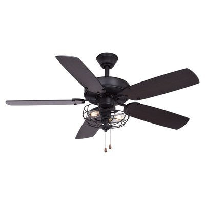 48-in. Ceiling Fan Matte Black