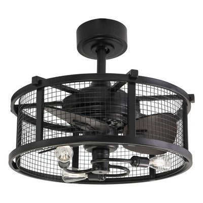 21-in. Ceiling Fan Black