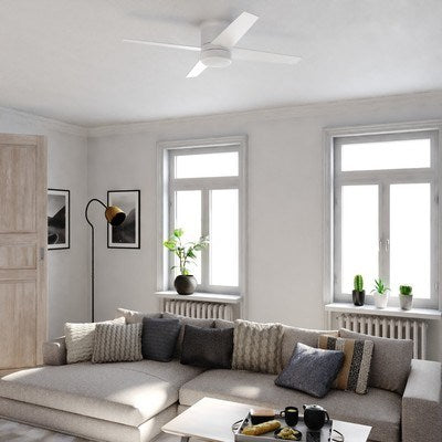 52-in. Ceiling Fan Matte White