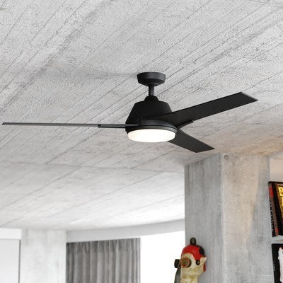 52-in Ceiling Fan Black